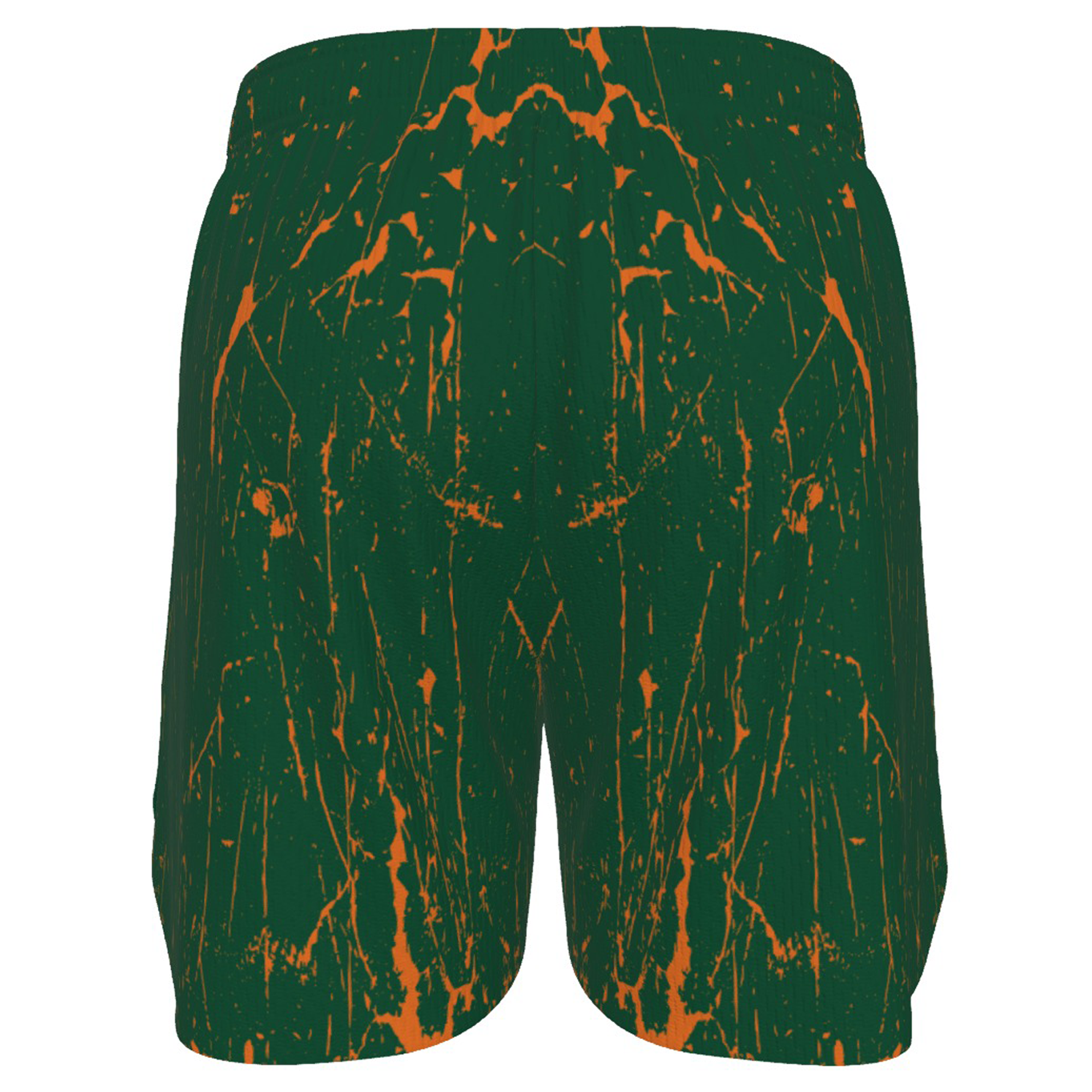 Ninth Inning Studio Marble Green/Orange Men's Baseball Shorts