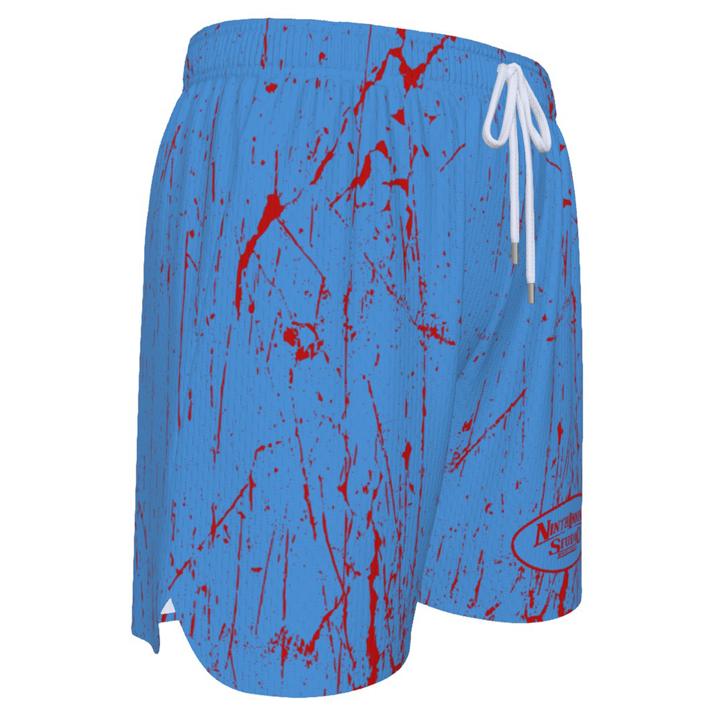 Ninth Inning Studio Lt Blue/Red Marble Men's Baseball Shorts