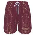 Ninth Inning Studio Marble Garnet/Gold Men's Baseball Shorts