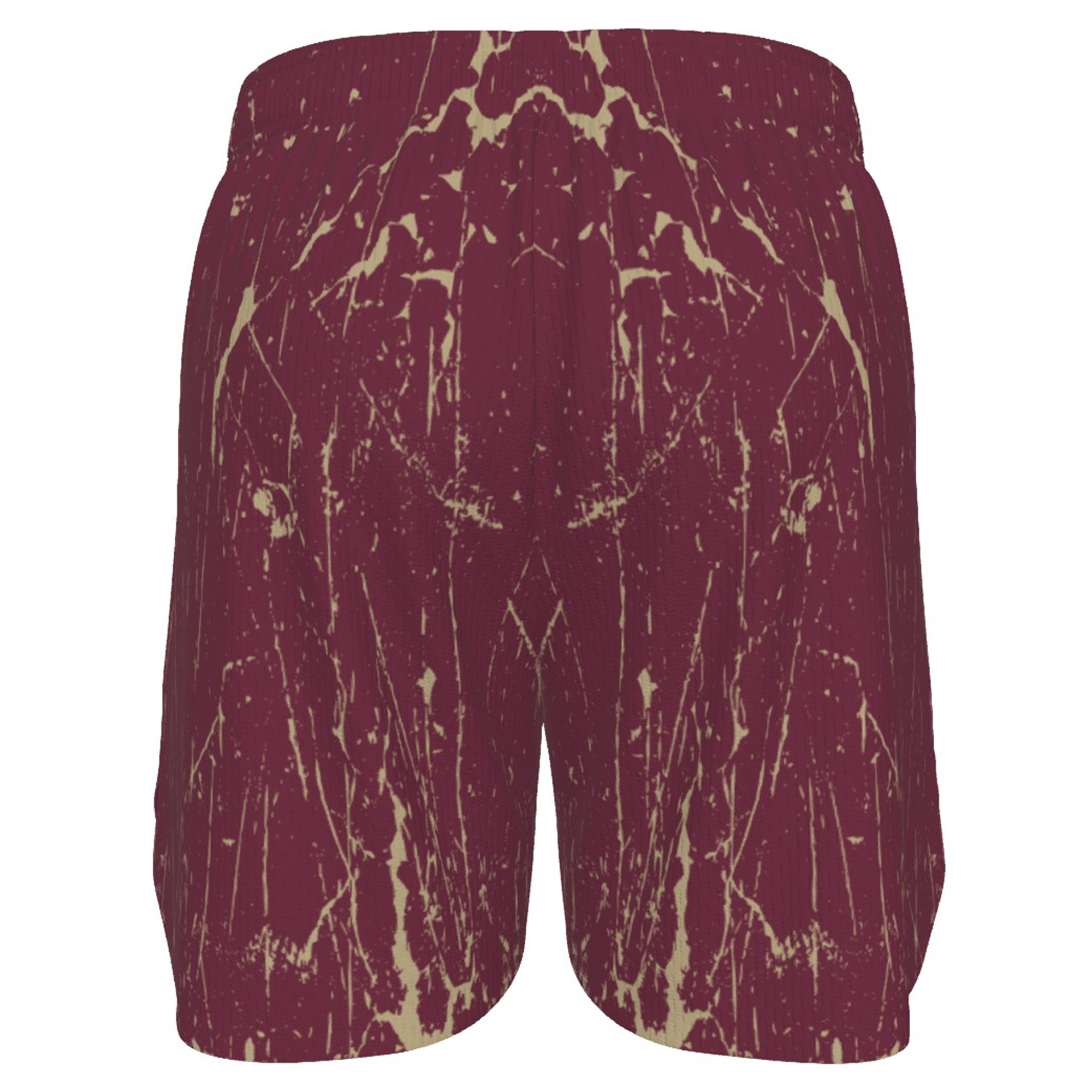 Ninth Inning Studio Marble Garnet/Gold Men's Baseball Shorts