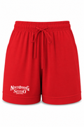 Ninth Inning Studio Women's Elastic Waist Pocket Shorts-Red