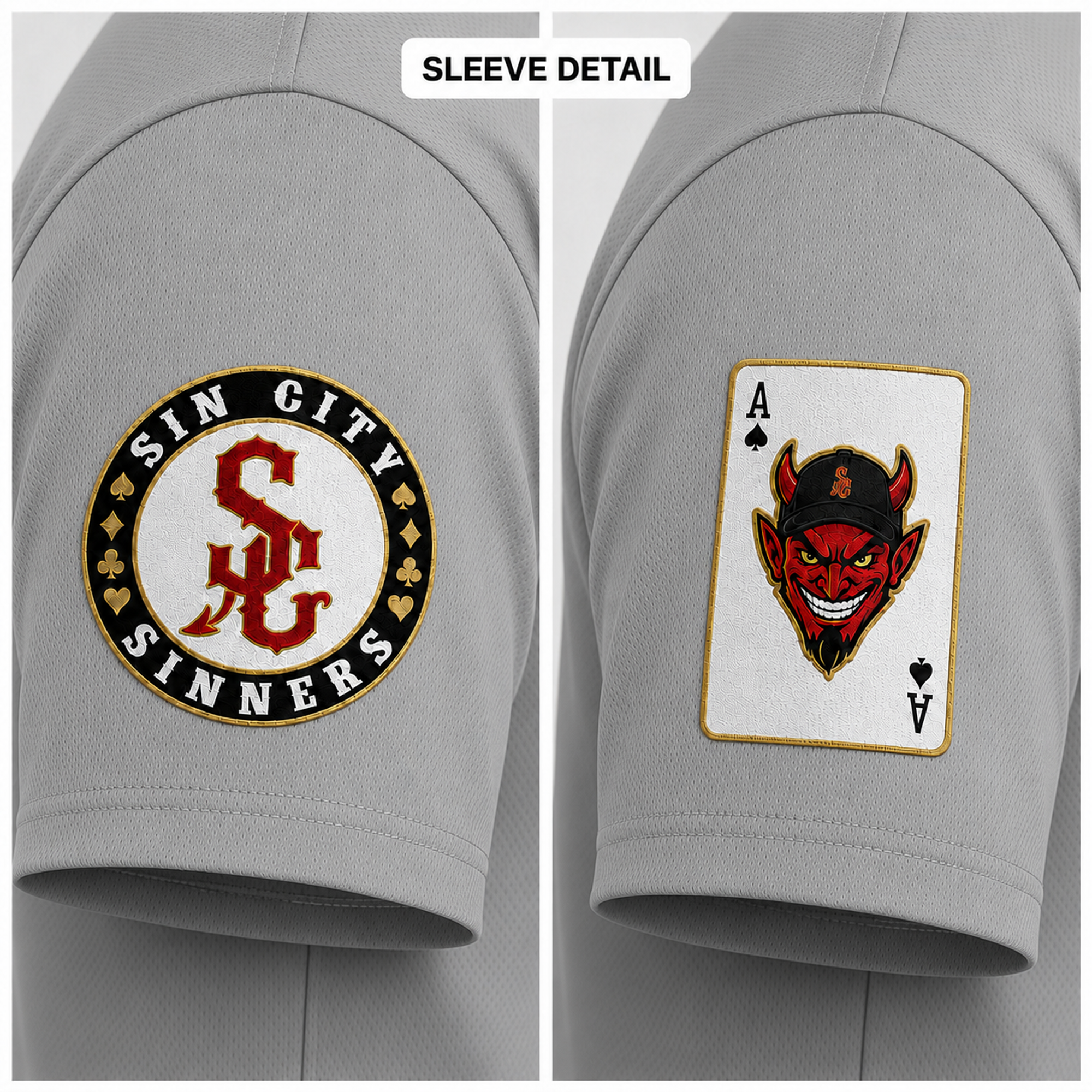 Ninth Inning Studio Sin City Sinners Road Baseball Jersey