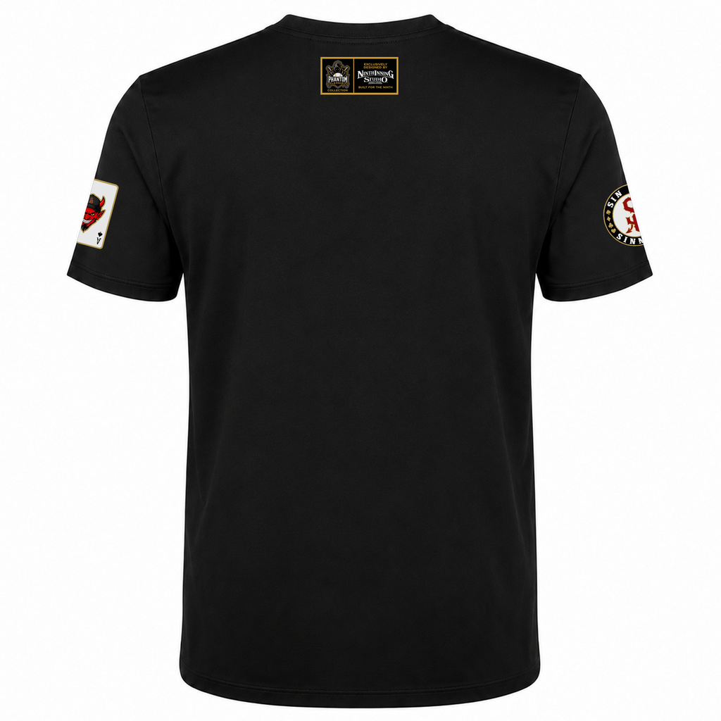 Ninth Inning Studio Sin City Sinners Mascot Men’s Milk-Silk Stretch Tee
