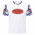 Ninth Inning Studio Blue/Orange Camo Men's Premium Mesh Performance Tee