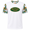 Ninth Inning Studio Green/Orange Camo Men's Premium Mesh Performance Tee