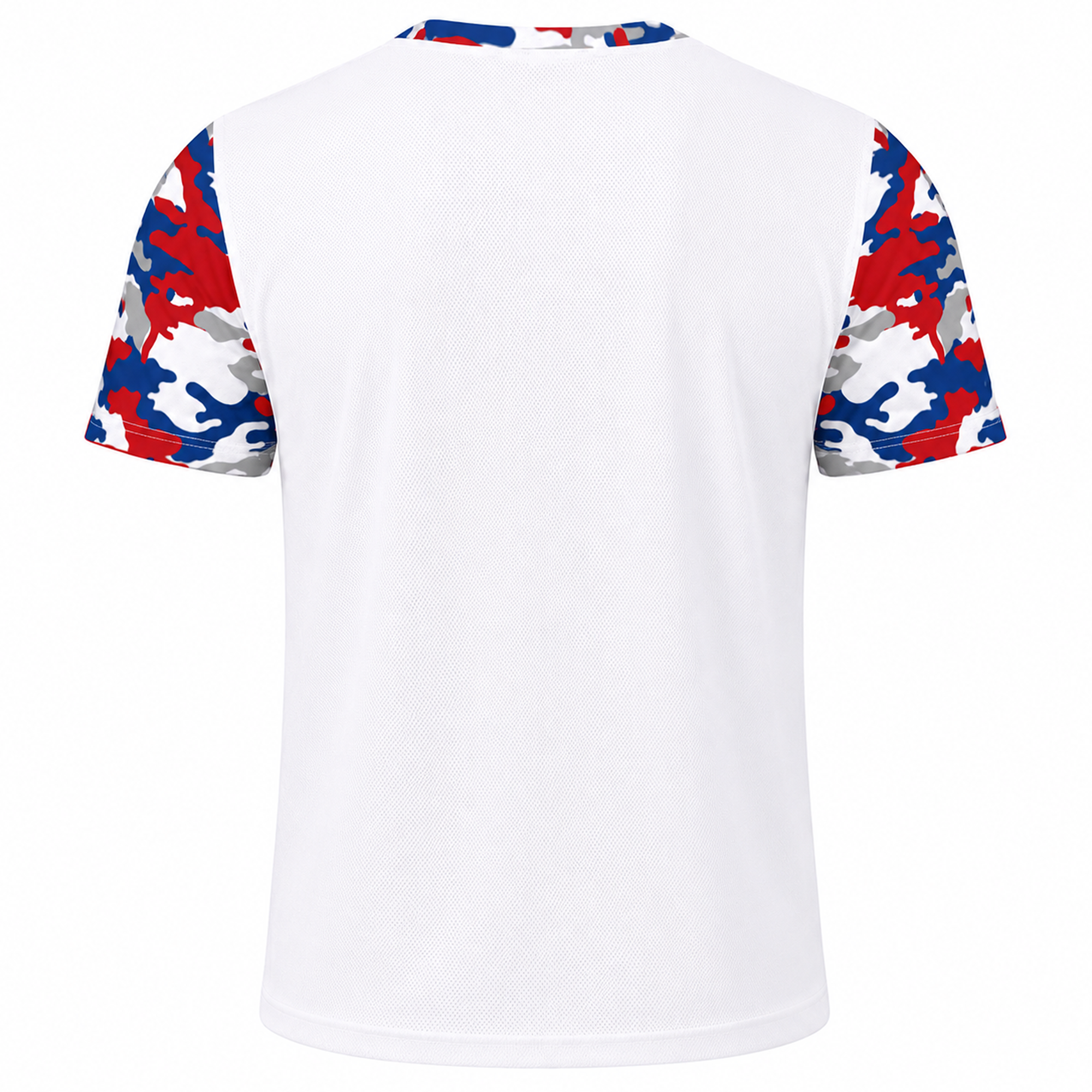 Ninth Inning Studio Red/Blue Camo Men's Premium Mesh Performance Tee