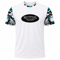 Ninth Inning Studio Teal/Black Camo Men's Premium Mesh Performance Tee