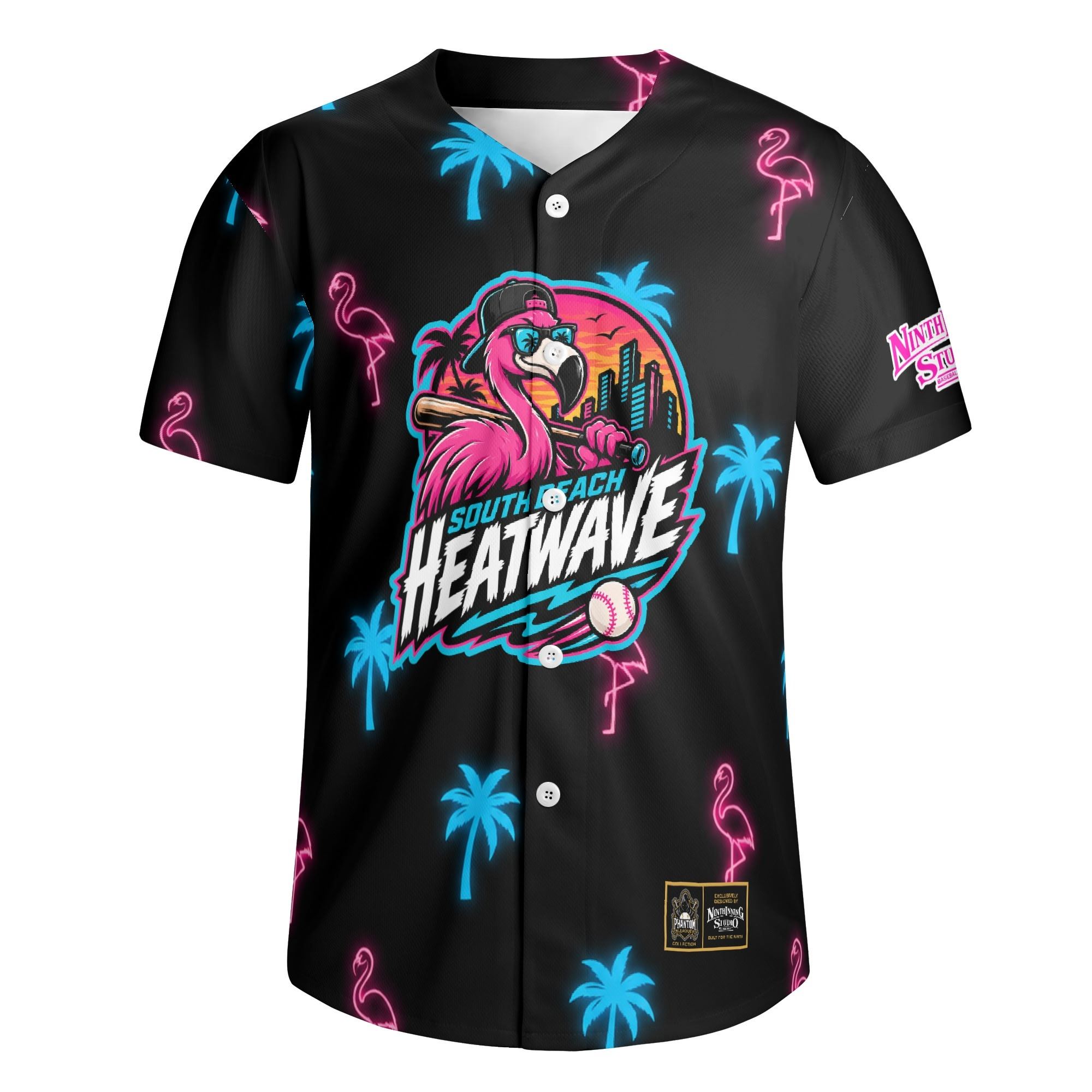 Ninth Inning Studio South Beach Heatwave Miami Nights Alternate Jersey