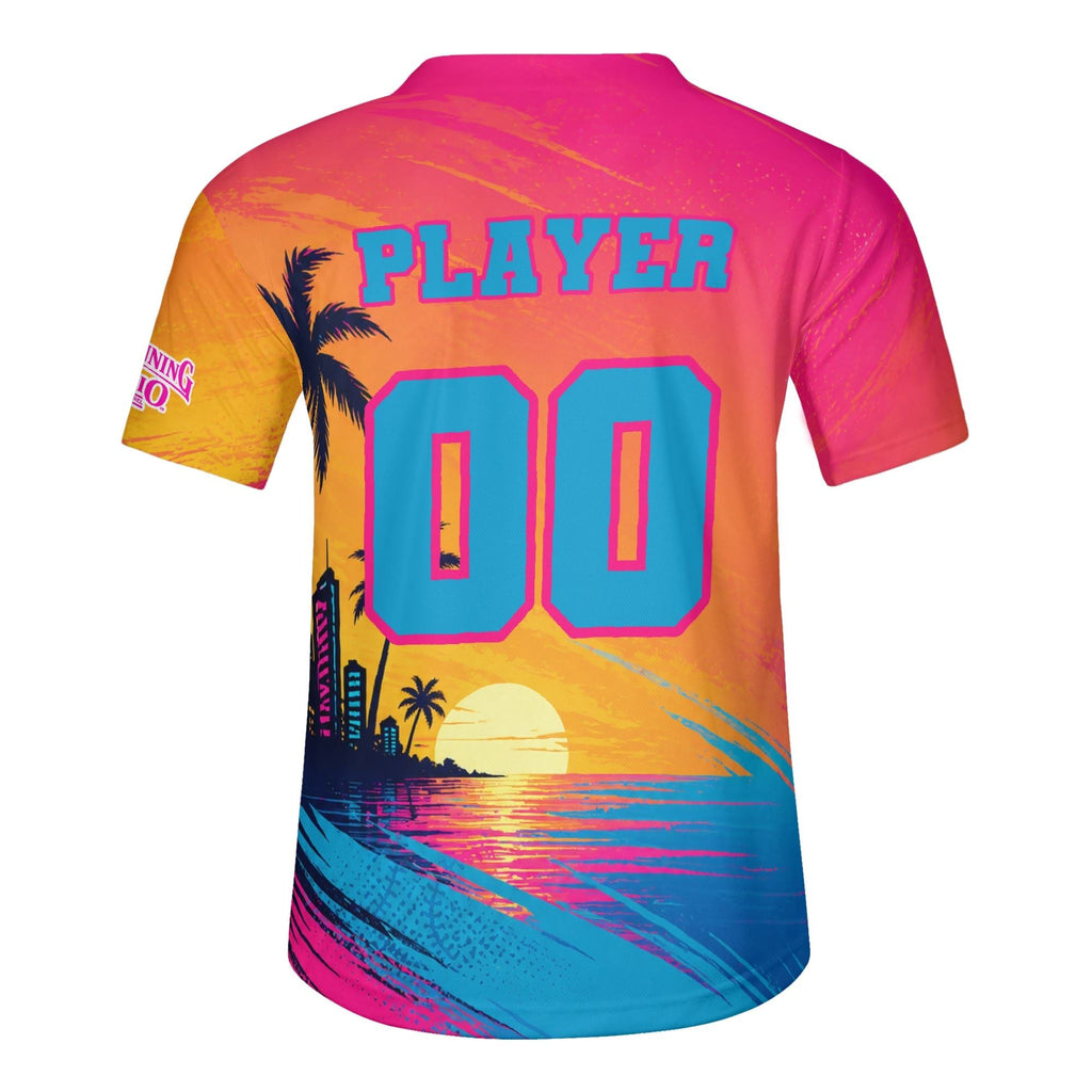 Ninth Inning Studio South Beach Heatwave Mascot Baseball Jersey