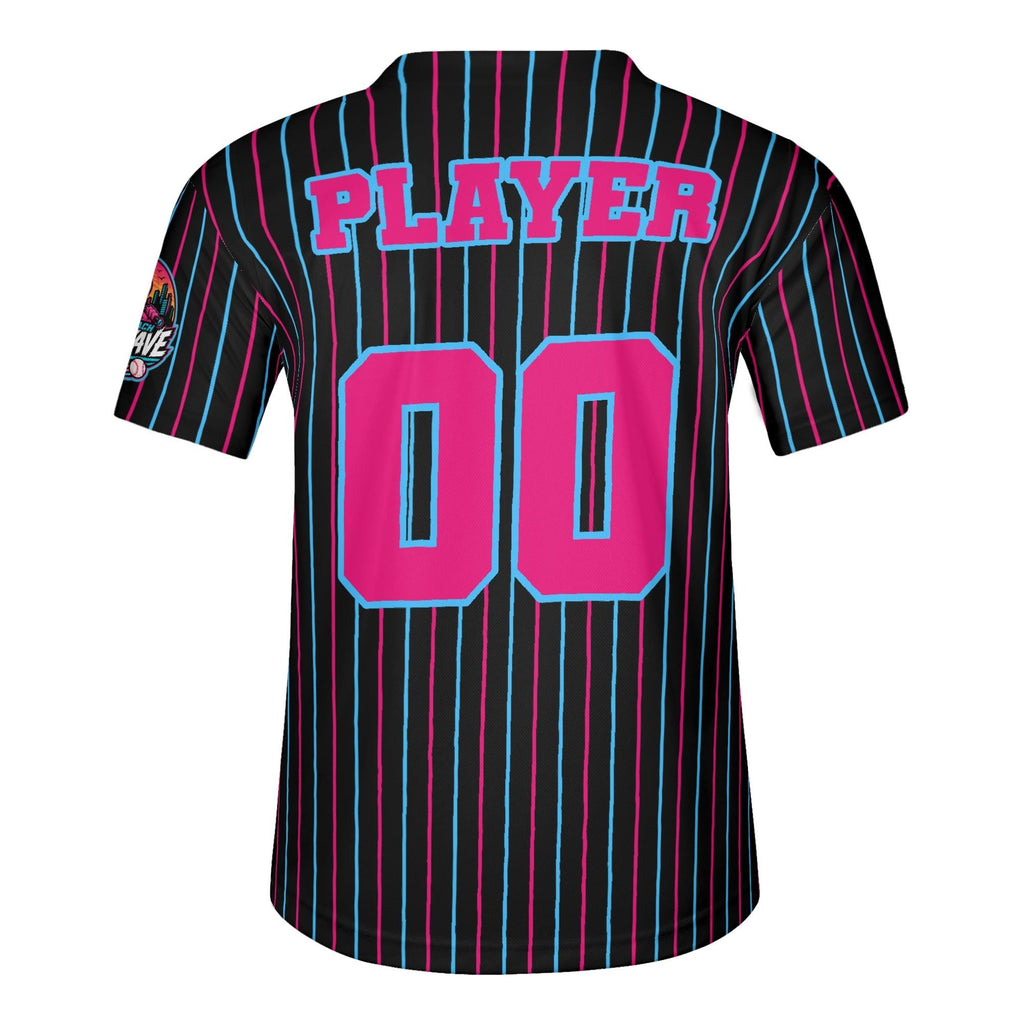 Ninth Inning Studio South Beach Pinstripes Alternate Baseball Jersey