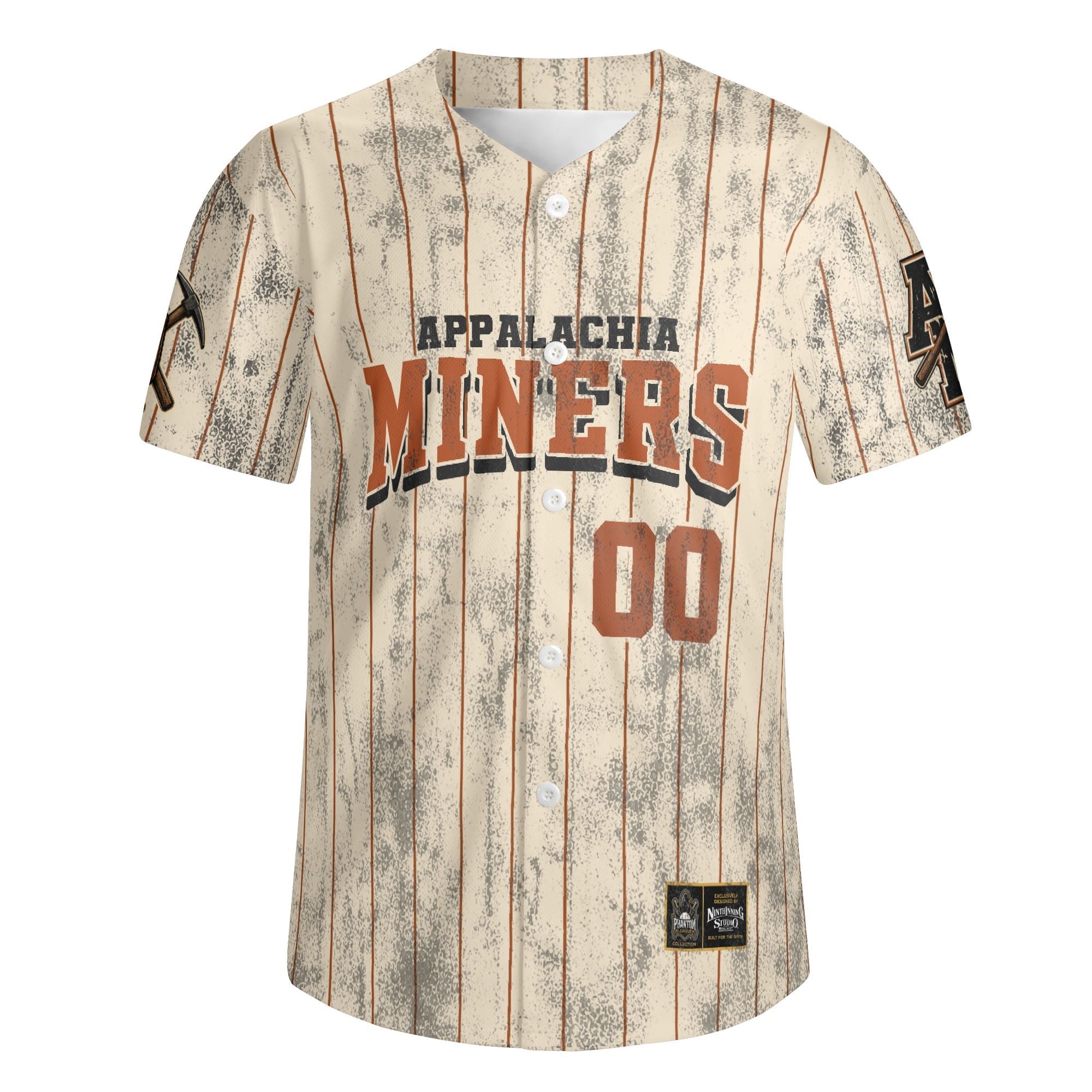 Ninth inning Studio Appalachia Miners Home (Dirty) Baseball Jersey