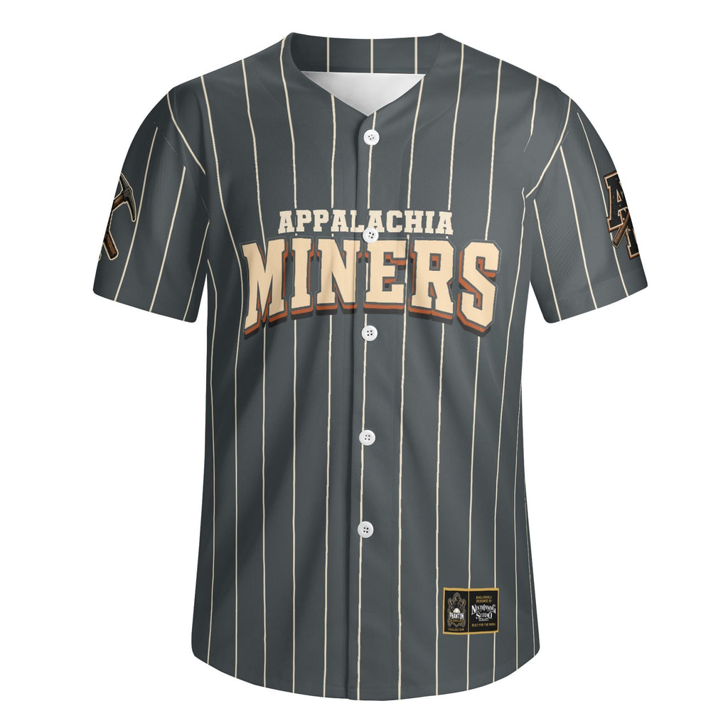Ninth Inning Studio Appalachia Miners Coal Dust Road Baseball Jersey