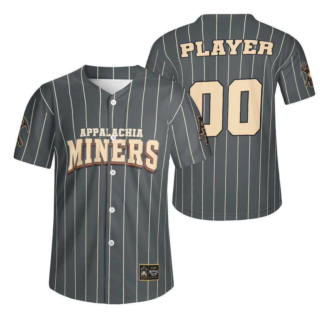 Ninth Inning Studio Appalachia Miners Coal Dust Road Baseball Jersey