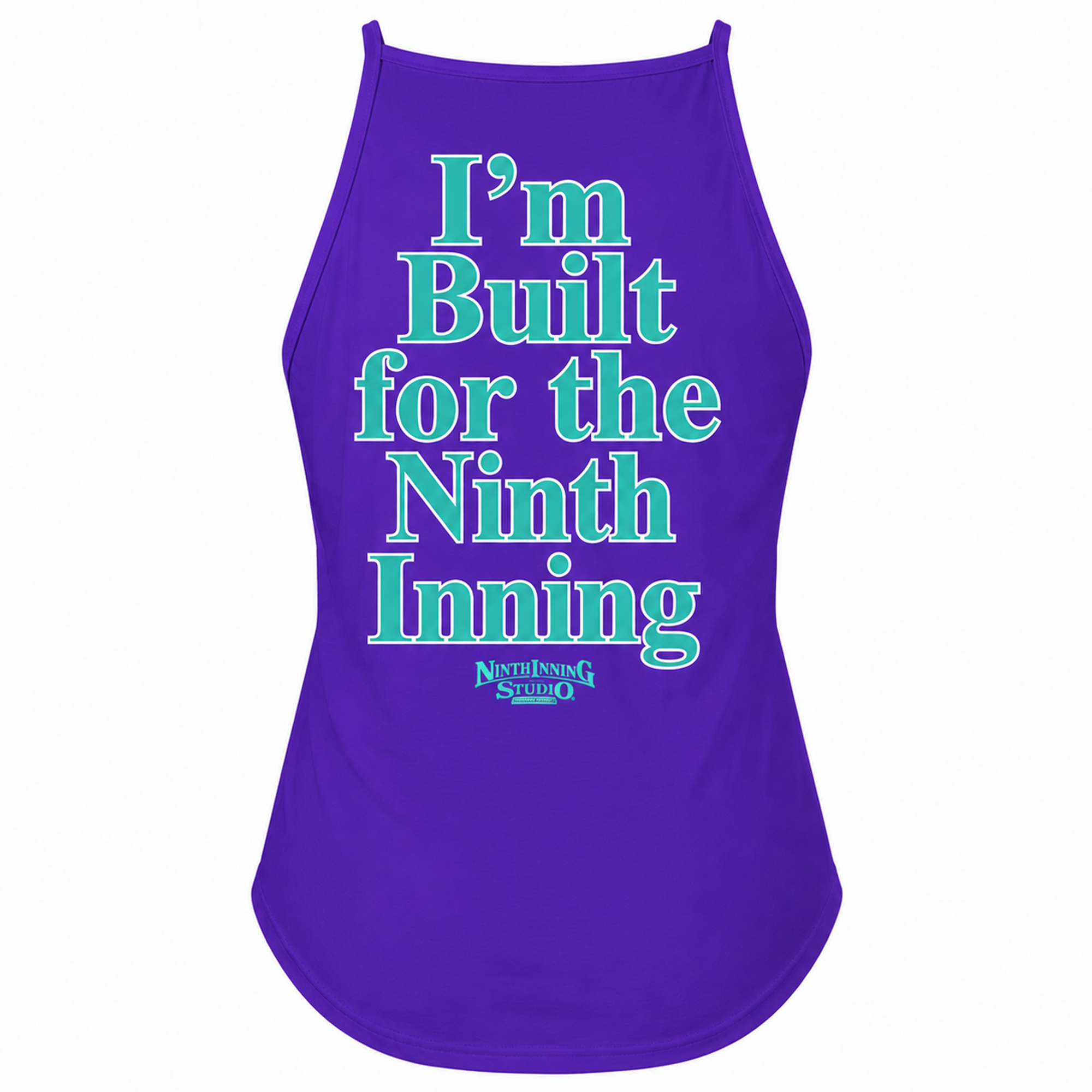 Ninth Inning Studio I'm Built for the Ninth Inning Attitude Tank Top