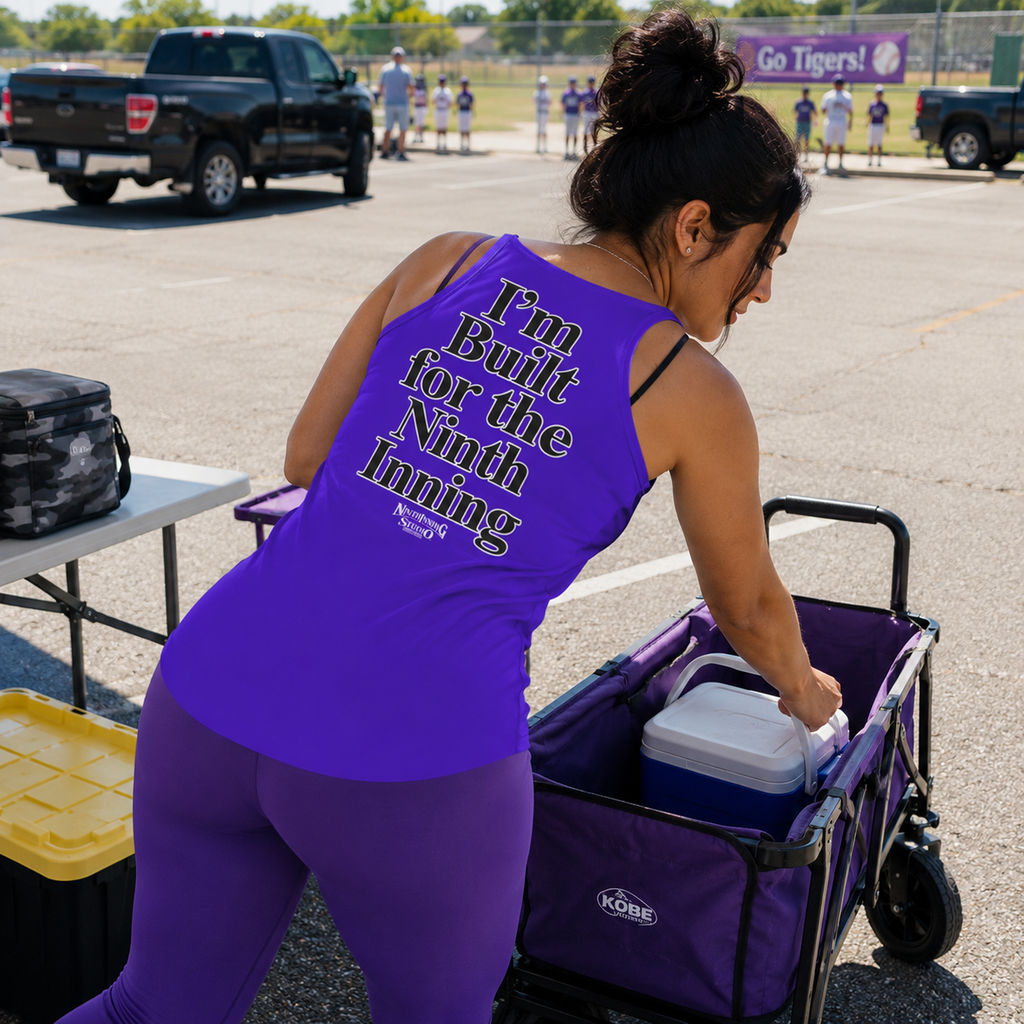 Ninth Inning Studio I'm Built for the Ninth Inning Attitude Tank Top