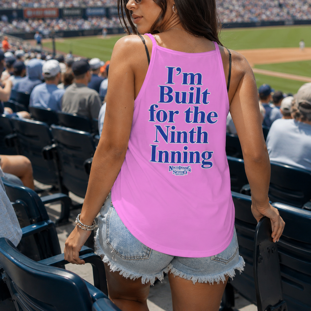 Ninth Inning Studio I'm Built for the Ninth Inning Attitude Tank Top