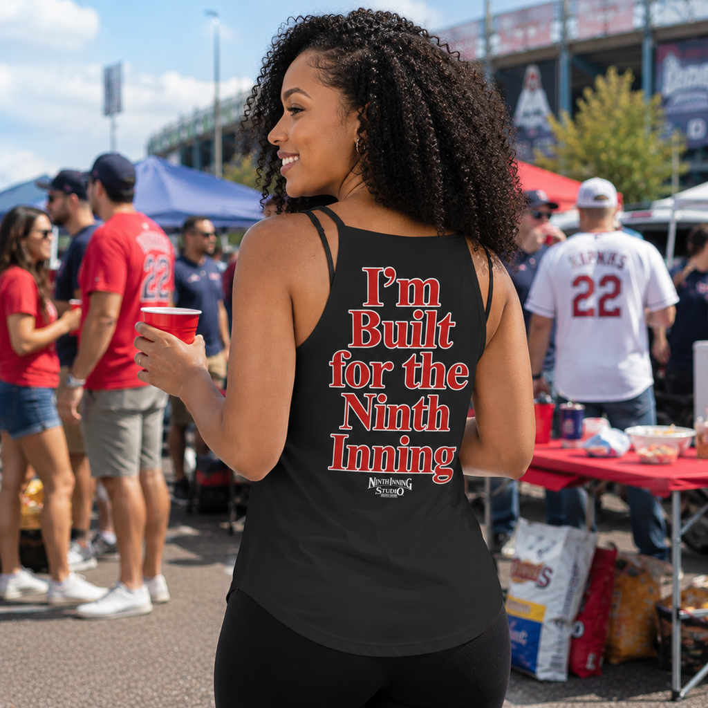 Ninth Inning Studio I'm Built for the Ninth Inning Attitude Tank Top