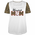 Ninth Inning Studio Baseball Mom Square-Neck Tee