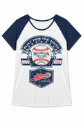 Ninth Inning Studio Built for the Ninth Women's Round Neck Raglan Sleeve Tee