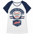 Ninth Inning Studio Built for the Ninth Women's Round Neck Raglan Sleeve Tee