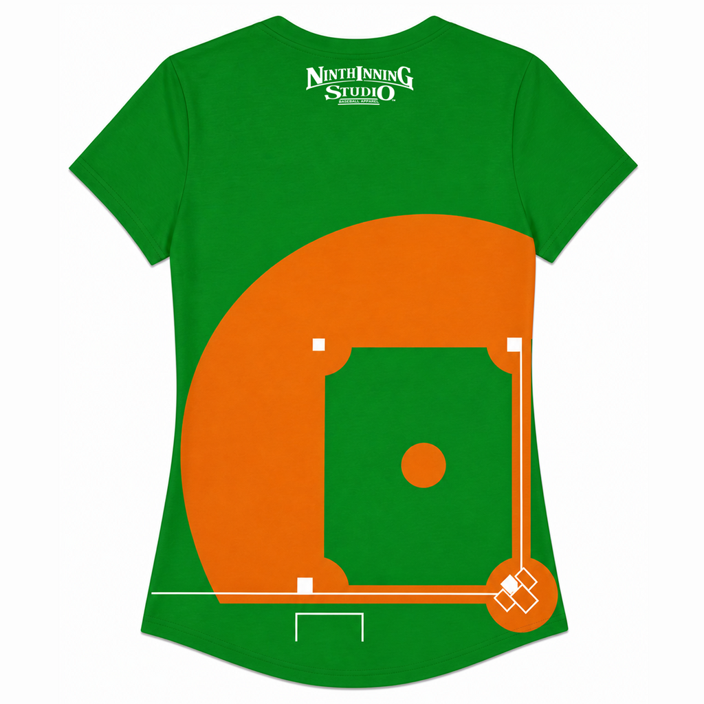 Ninth Inning Studio Diamond Life Women's V-Neck Tee