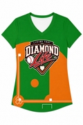 Ninth Inning Studio Diamond Life Women's V-Neck Tee
