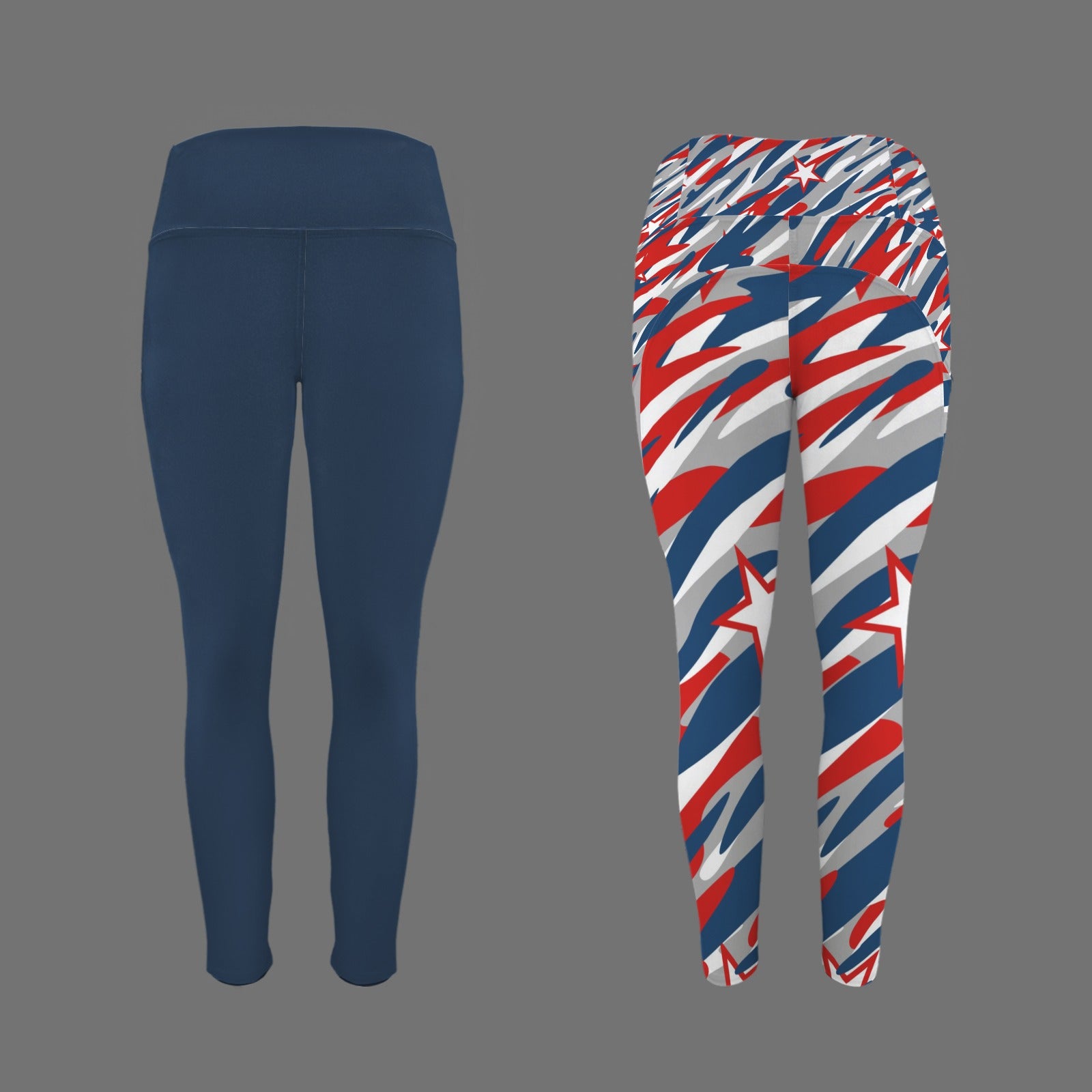 STAR-CAMO-NAVY LEGGINGS
