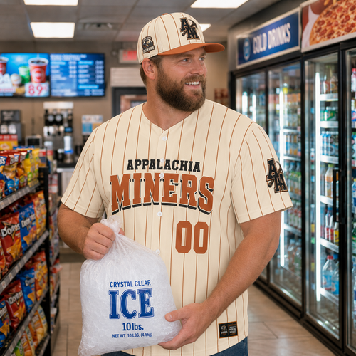 Ninth Inning Studio Appalachia Miners Sunday Home Baseball Jersey