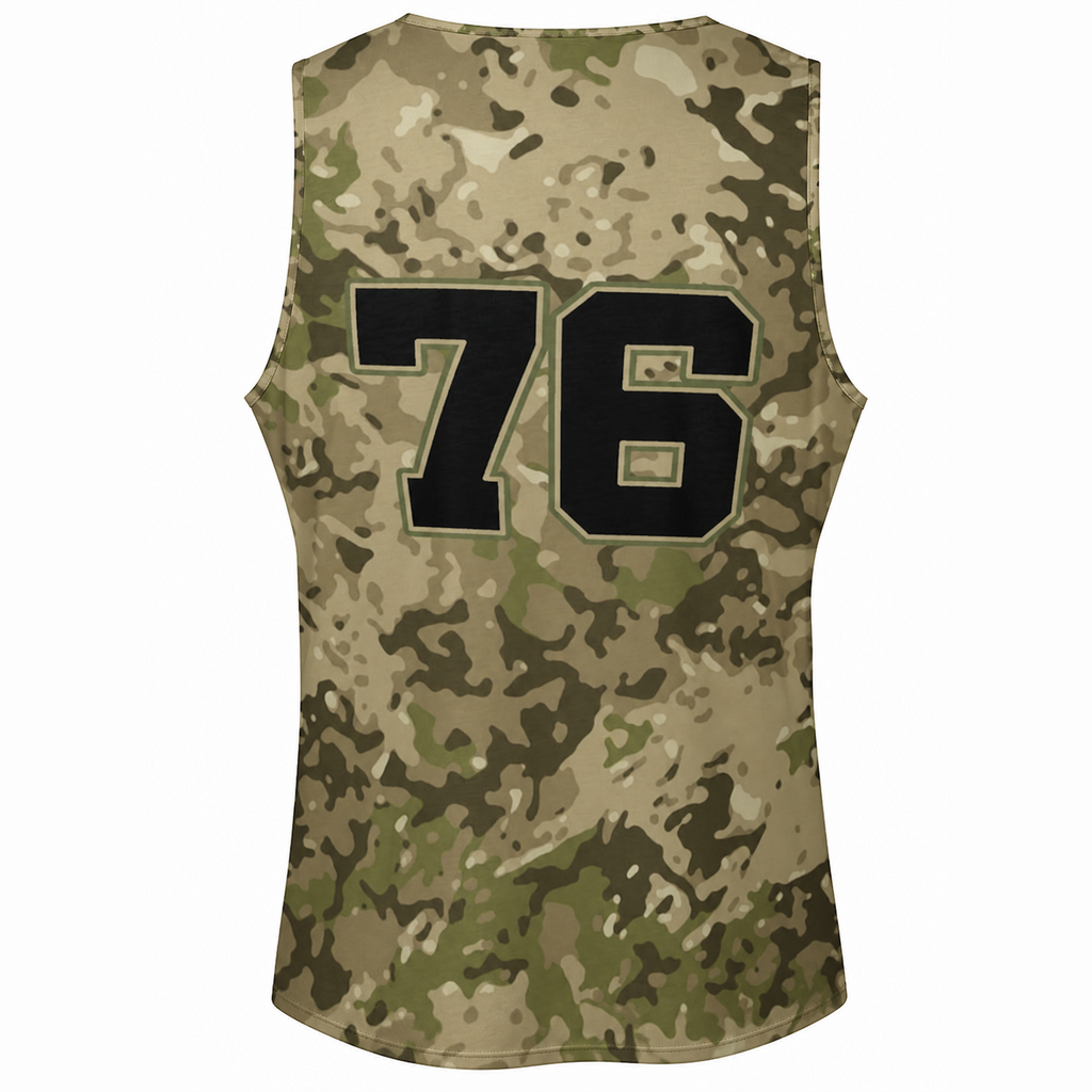Ninth Inning Studio Men's 250th Anniversary Tank Sand/OCP Camo