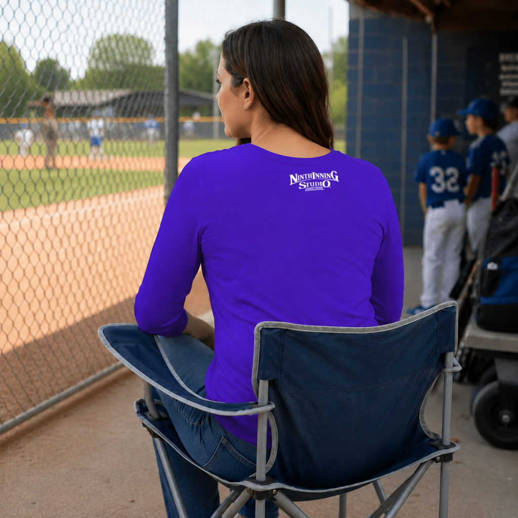 Ninth Inning Studio Play Ball Women's 1/2 Sleeve Tee