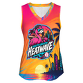 Ninth Inning Studio South-Beach-Heatwave Women's  V-Neck Tee