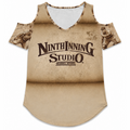 Ninth Inning Studio Vintage Players Women's Cold-Shoulder Tee